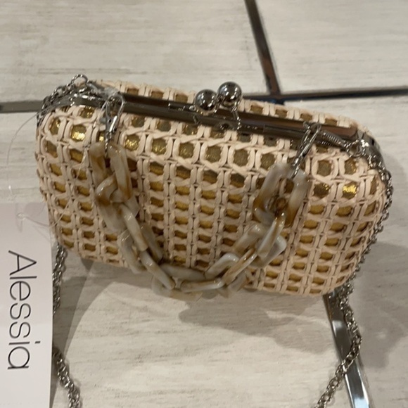 NWT Alessia Natural Convertible Clutch Purse - Picture 2 of 7